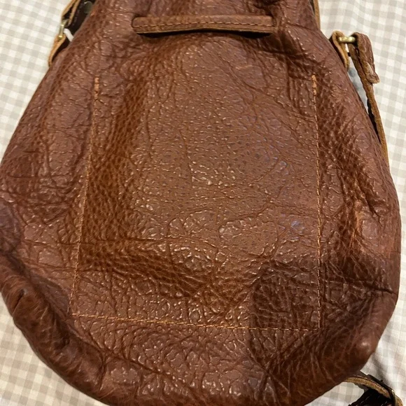 Brown Leather Bucket Bag - Picture 2 of 8